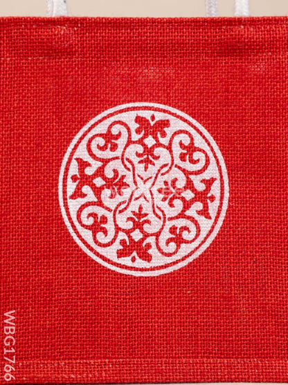 Jute Bag - Floral Design - WBG1766