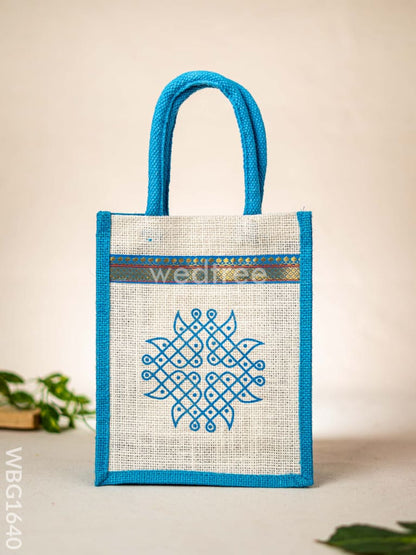 Jute Bag - Kolam Design - WBG1640