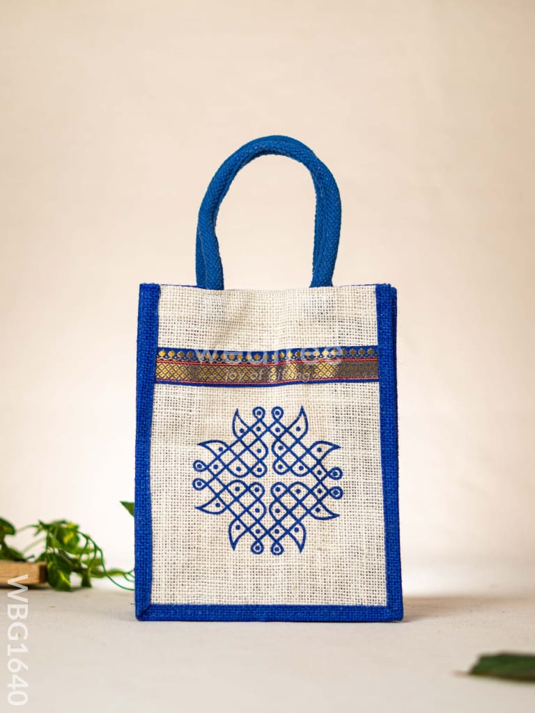 Jute Bag - Kolam Design - WBG1640