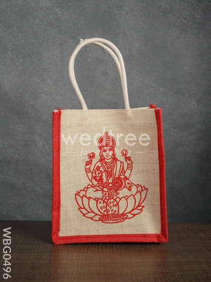 Jute Bag - Lakshmi Printed - WBG0496