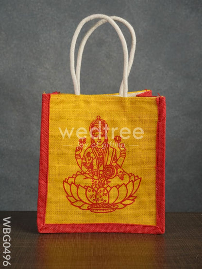 Jute Bag - Lakshmi Printed - WBG0496