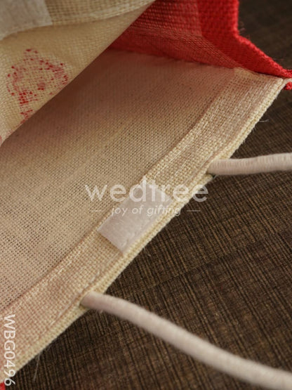 Jute Bag - Lakshmi Printed - WBG0496
