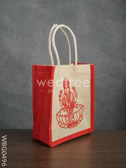Jute Bag - Lakshmi Printed - WBG0496