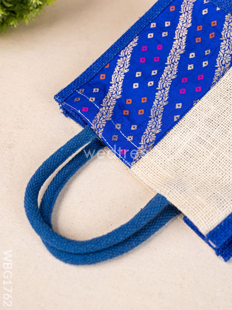 Jute Bag with Contrast Border - WBG1762