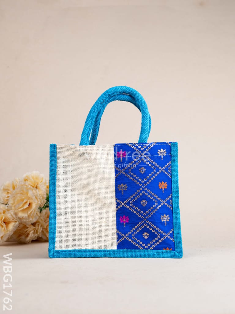 Jute Bag with Contrast Border - WBG1762