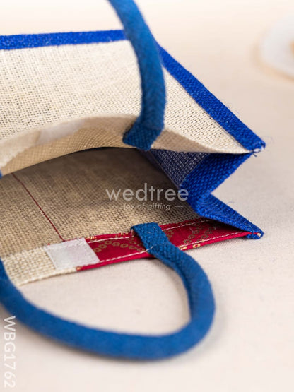Jute Bag with Contrast Border - WBG1762