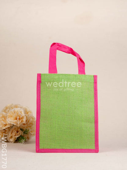 Jute Bag - Welcome Design - WBG1770