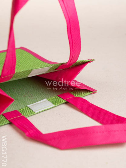Jute Bag - Welcome Design - WBG1770
