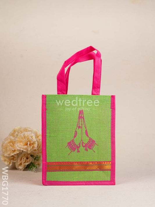 Jute Bag - Welcome Design - WBG1770