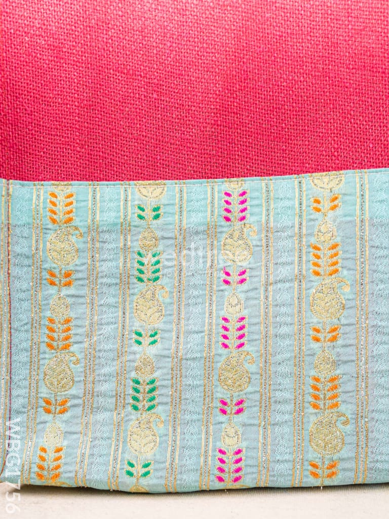 Jute Bag with Brocade Border - WBG1756