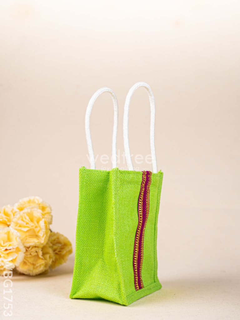 Jute Bag with Lace - WBG1753