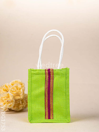Jute Bag with Lace - WBG1753