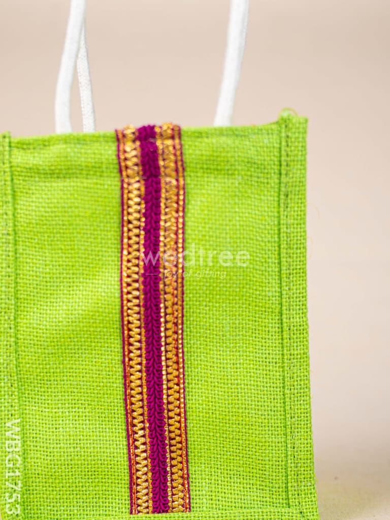 Jute Bag with Lace - WBG1753