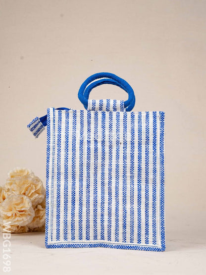 Jute Bag with Madhubani Print - WBG1698
