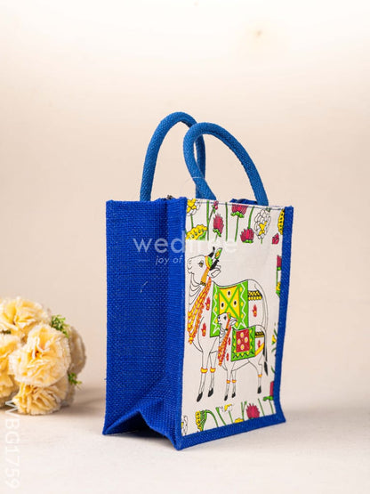 Jute Bag with Pichwai Design - WBG1759