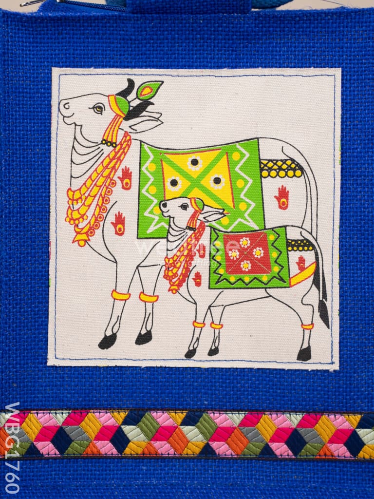 Jute Bag with Pichwai Design - WBG1760