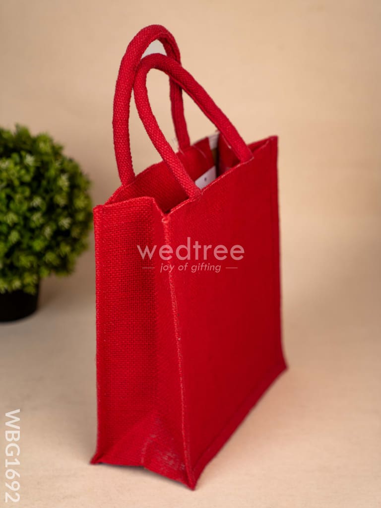 Jute Bag with Warli Print - WBG1692