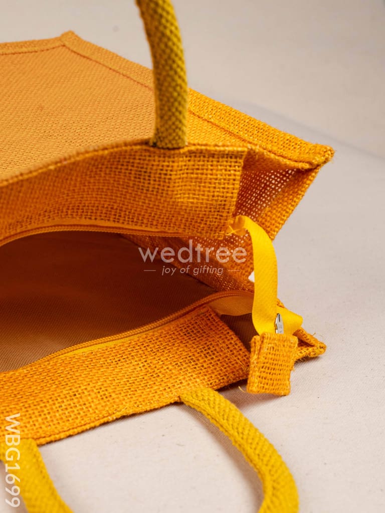Jute Bag with Warli Print - WBG1699