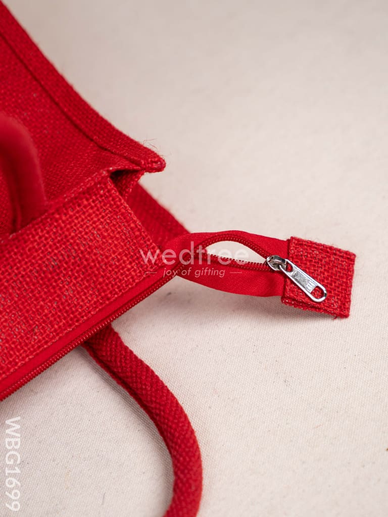 Jute Bag with Warli Print - WBG1699