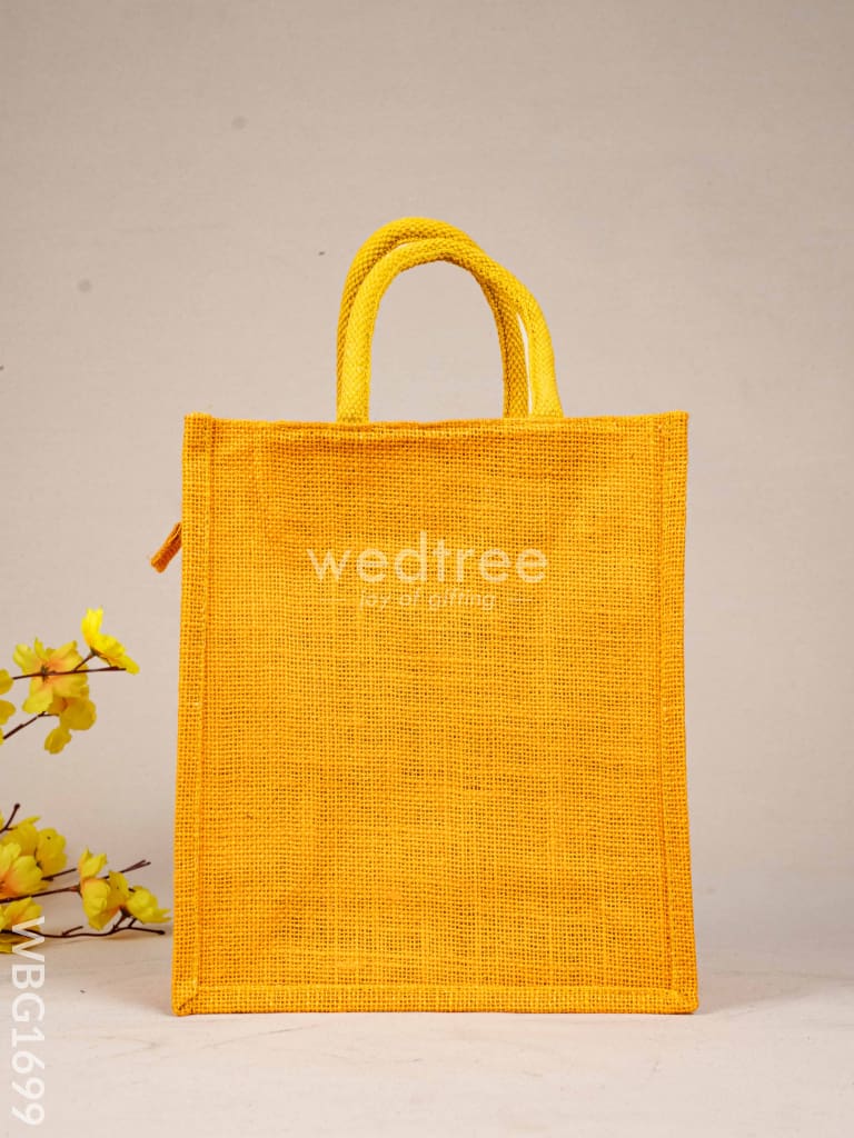Jute Bag with Warli Print - WBG1699
