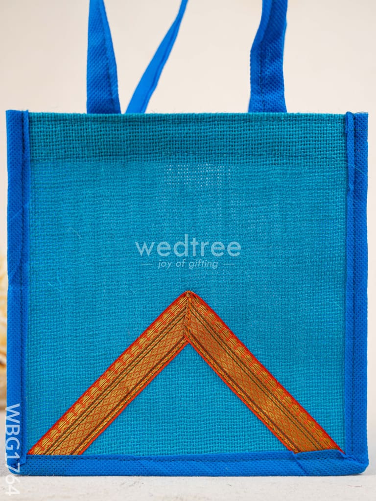 Jute Bag with Zari Design - WBG1764