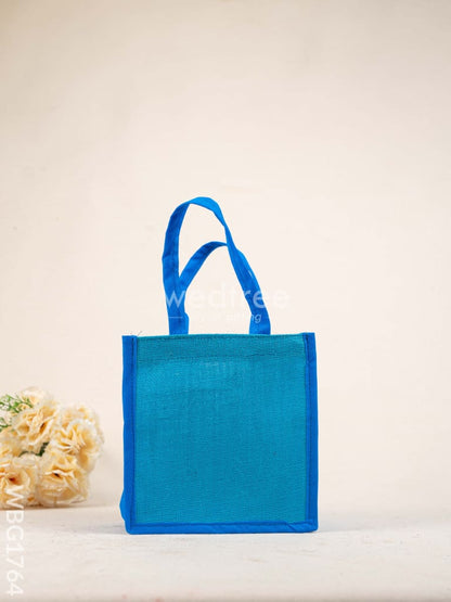 Jute Bag with Zari Design - WBG1764