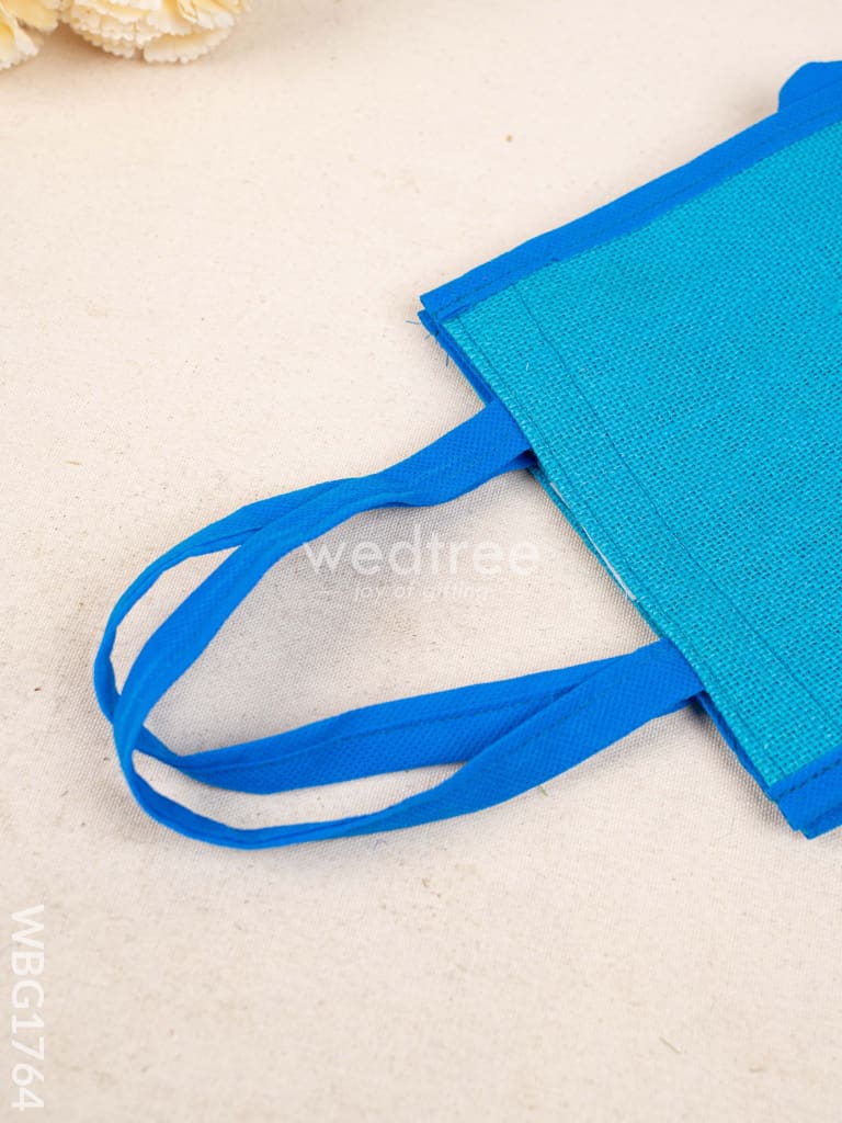 Jute Bag with Zari Design - WBG1764