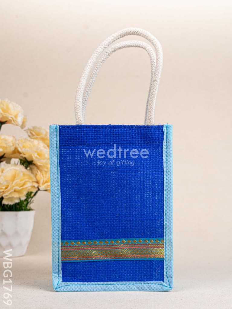 Jute Bag - Zari Border - WBG1769
