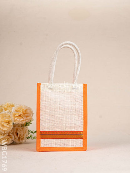 Jute Bag - Zari Border - WBG1769