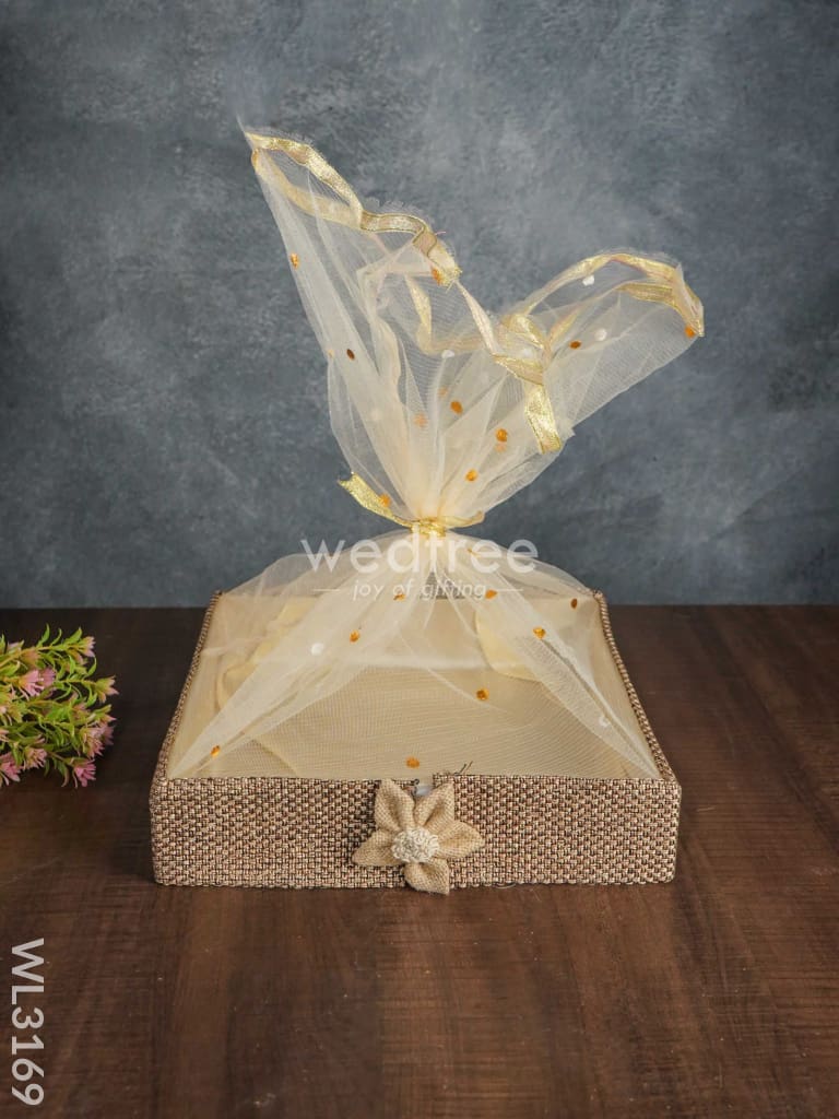 Jute Net Tissue Basket - Set of 3 - WL3169