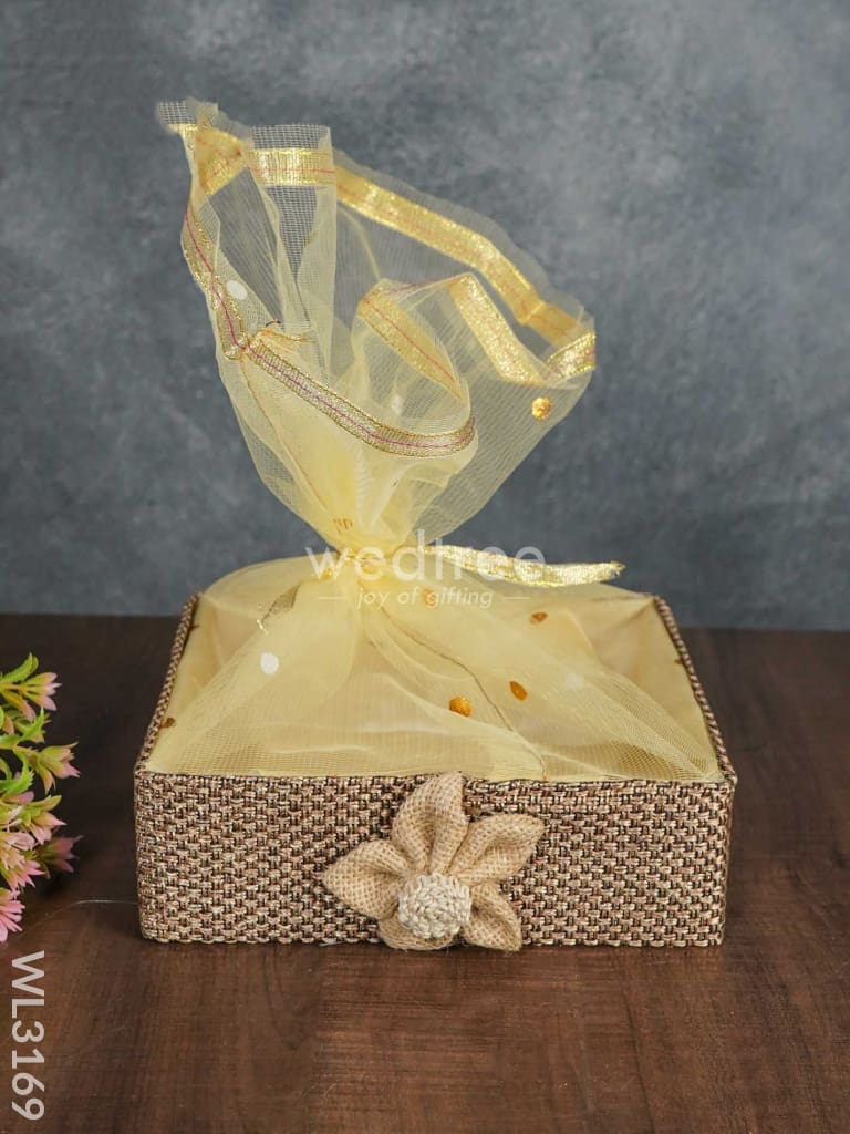 Jute Net Tissue Basket - Set of 3 - WL3169