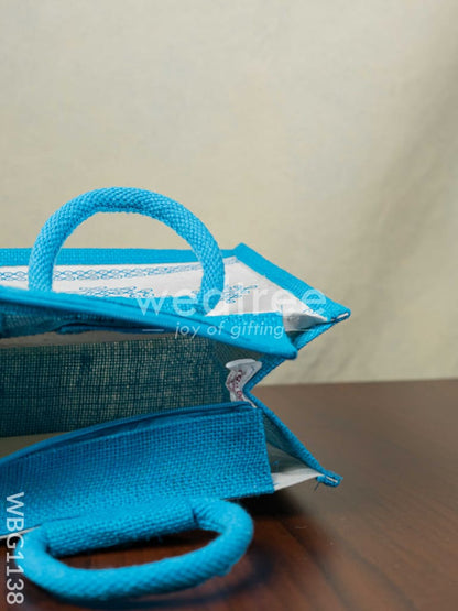 Jute Rangoli Design Bag - WBG1138