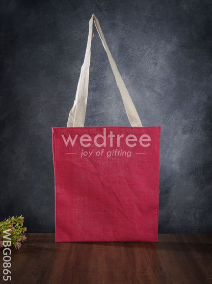 Jute Shopping Bag with Thread Handle - WBG0865