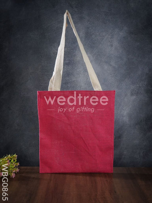Jute Shopping Bag with Thread Handle - WBG0865