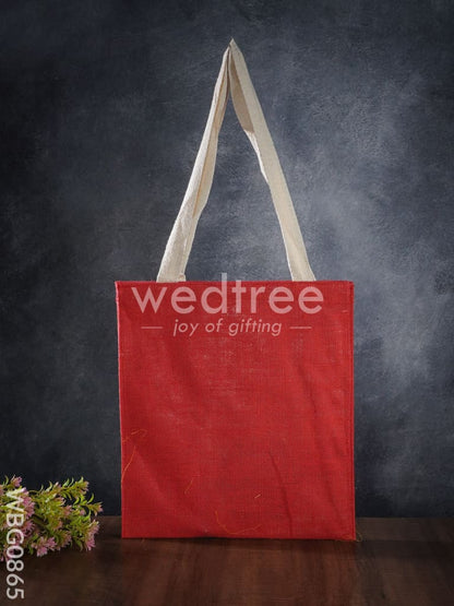 Jute Shopping Bag with Thread Handle - WBG0865