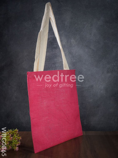 Jute Shopping Bag with Thread Handle - WBG0865