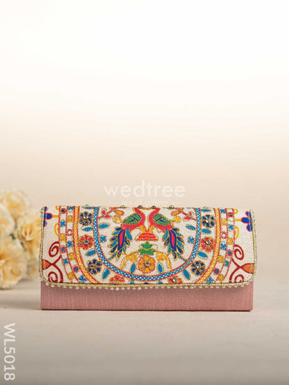 Jute Sling Bag with Embroidery - WL5018