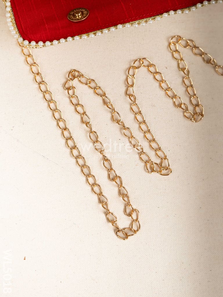 Jute Sling Bag with Embroidery - WL5018