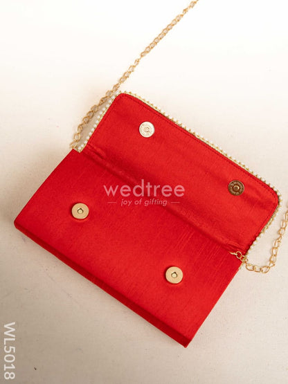 Jute Sling Bag with Embroidery - WL5018