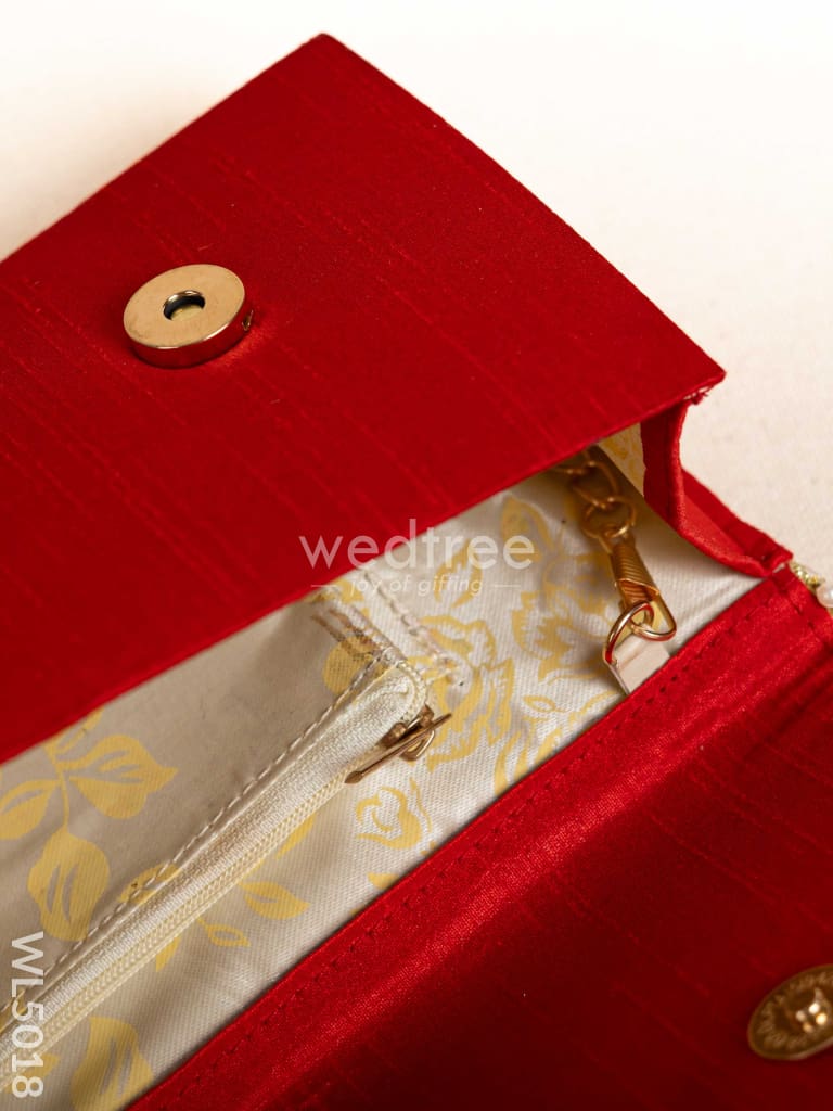 Jute Sling Bag with Embroidery - WL5018