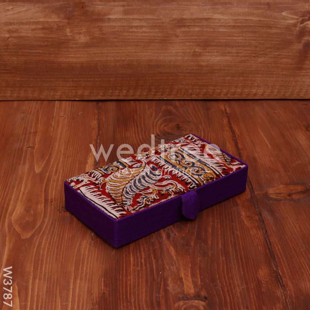 Kalamkari Rectangle Jewel Box - W3787