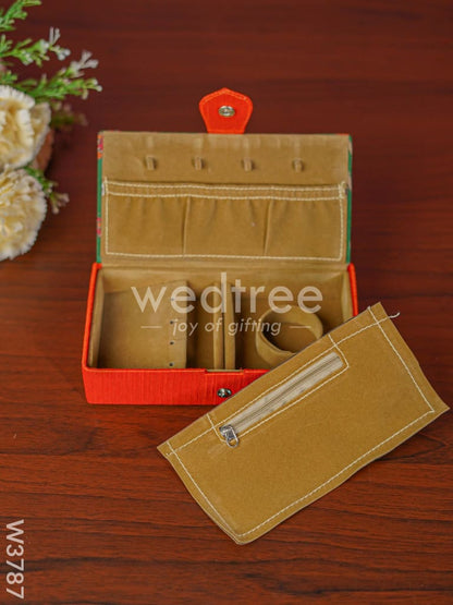 Kalamkari Rectangle Jewel Box - W3787