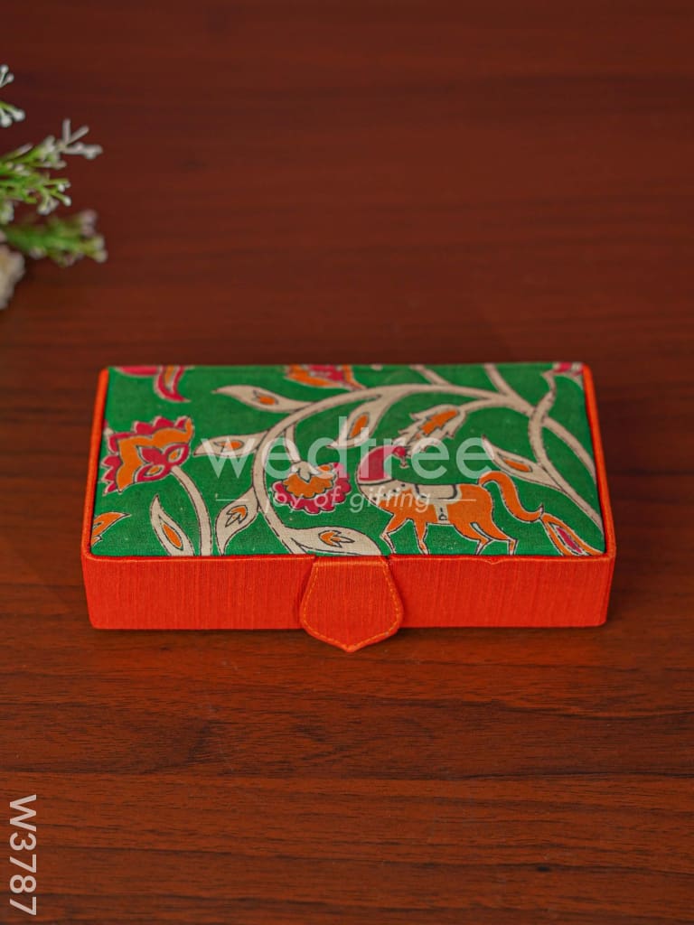 Kalamkari Rectangle Jewel Box - W3787