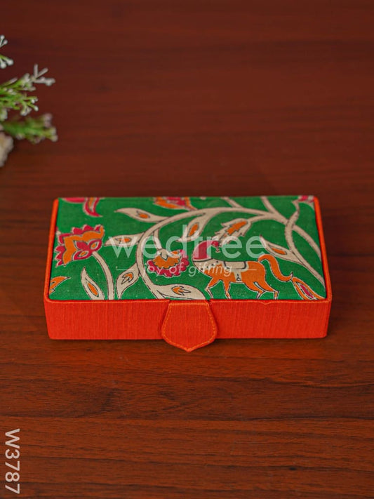 Kalamkari Rectangle Jewel Box - W3787