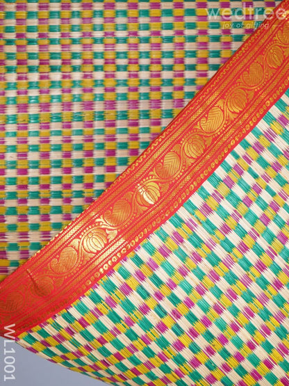 Kalyana Pattu Paai with Zari in the Border - WL1001