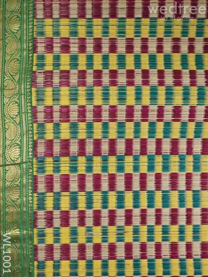 Kalyana Pattu Paai with Zari in the Border - WL1001