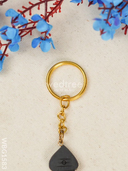 Karungali Vel Keychain - 4 inch - WBG1583