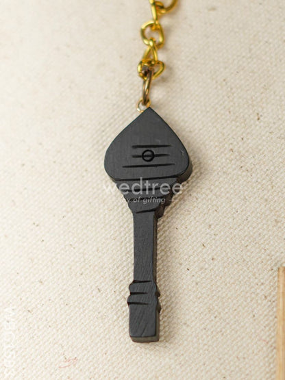 Karungali Vel Keychain - 4 inch - WBG1583