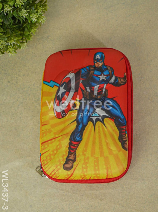 Kid's Stationery Box - Captain America - WL3437-3