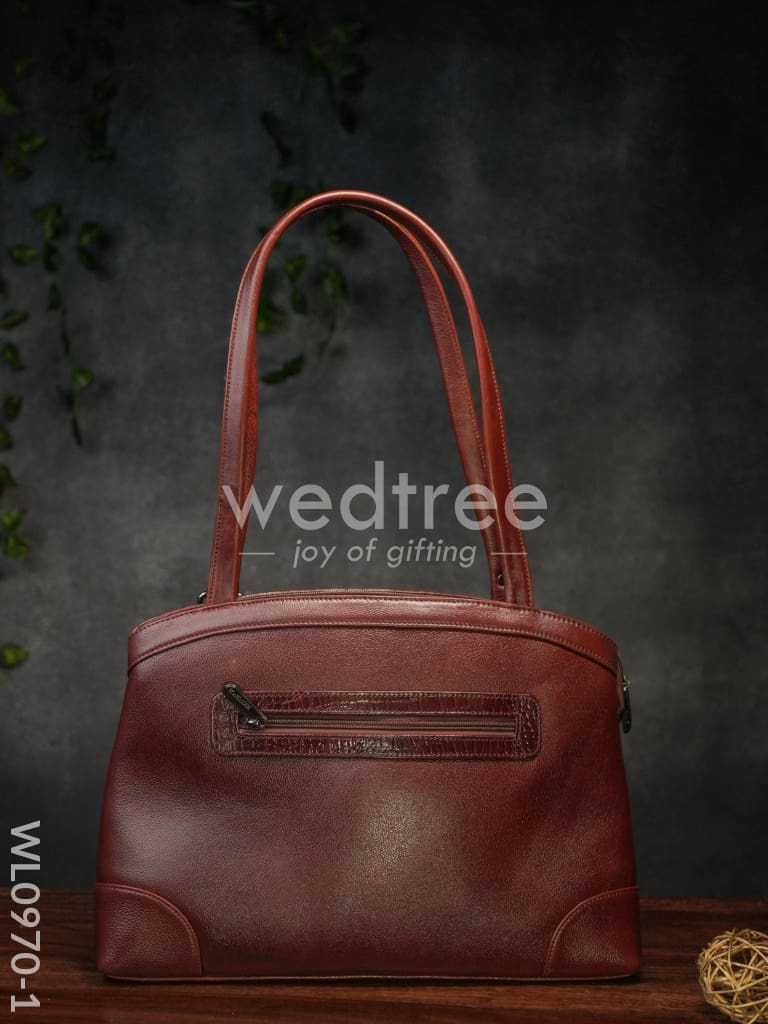Ladies Handbag - Handbag with Big Square Block Design - WL0970